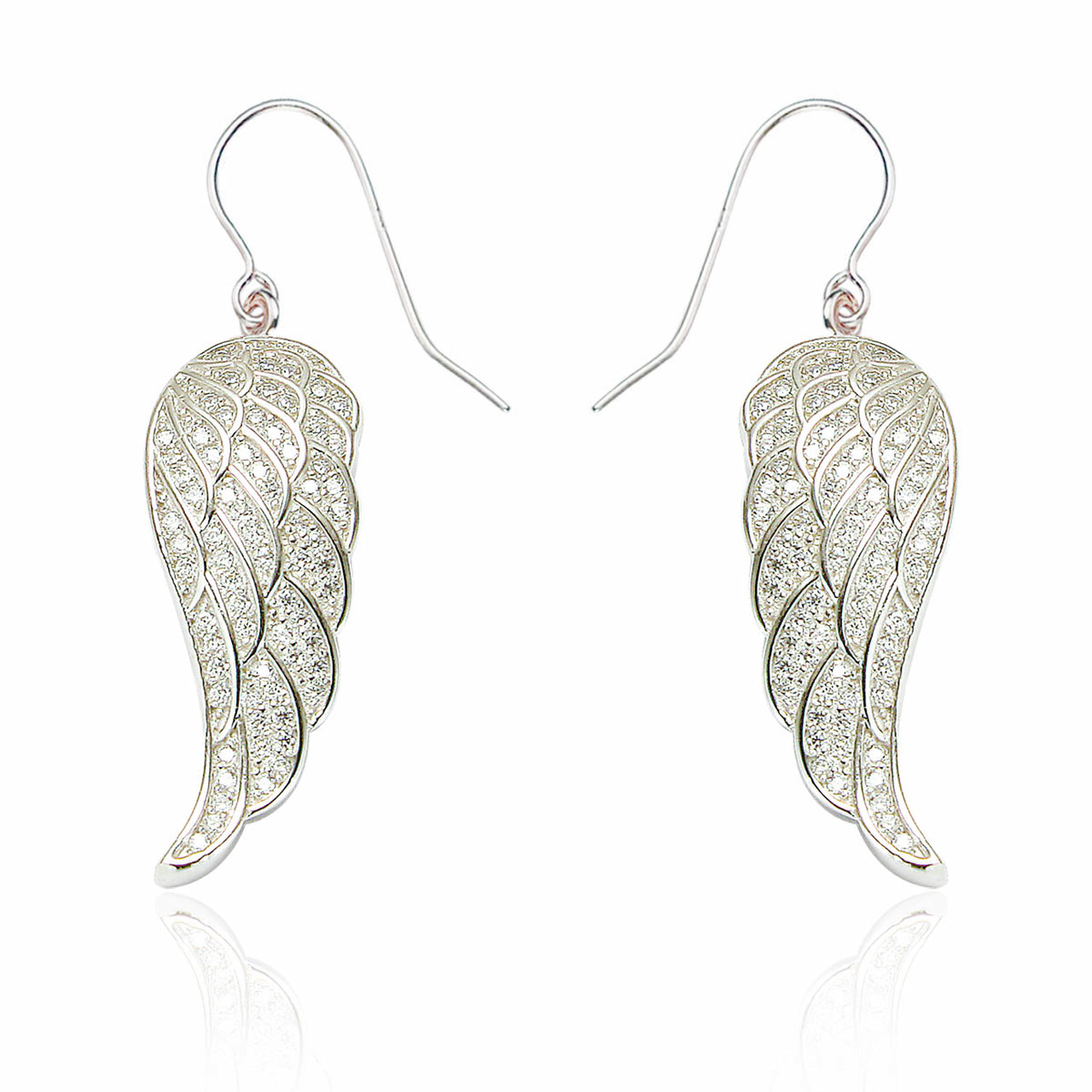 angel wing earrings